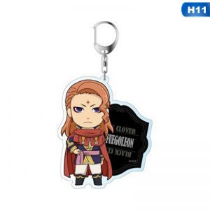 Jewelry Gifts Keychain Key Action-Figure Wig Anime Black Clover Pendant AT2302