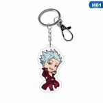 The Seven Deadly Sins Animated Animated Japanese Key Chain Acrylic Key Men Women AT2302