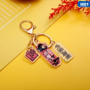 Fans Of The Anime Jujutsu Yuji Itadori Kaisen Cosplay Keychain Acrylic Cartoon Keychain AT2302