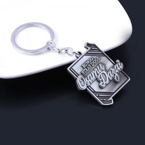 Bungo Stray Dogs Geometric Metal Key Chain Keychain Letter Logo Women Men Cars AT2302