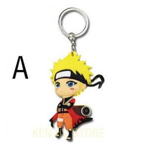Figures Cartoon Naruto Kakashi Sasuke Action Key And Toy Figures Pending Key AT2302