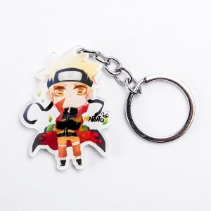 Hinata Hyuga Keychains Figure For Women Of Dominant Men Naruto Acrylic Cute Earrings Chains AT2302
