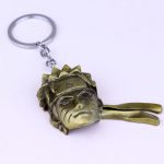 Figure Mask Metal Key Pendant Jewelry Keyrings Keyholder Trinket AT2302