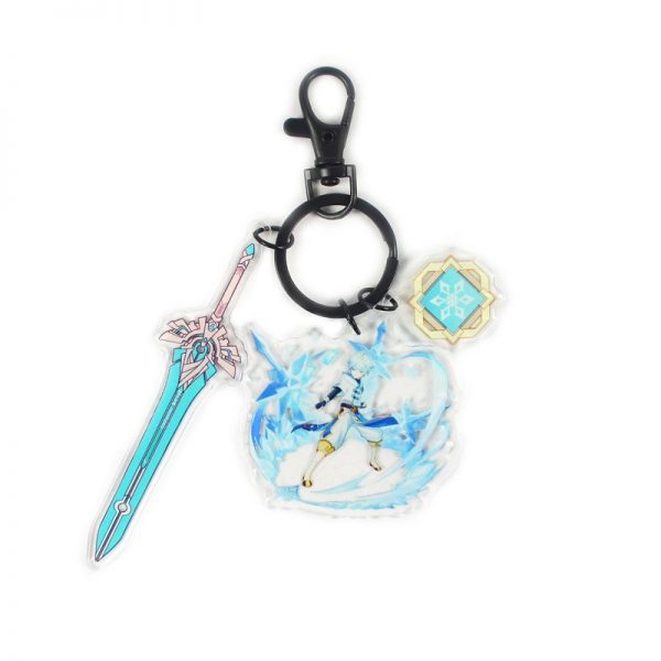 Anime Genshin Impact Acrylic Keychain Chongyun Cosplay Acrylic Accessories Pendant Key Ring Game Fans Gift 800x800 1 - Anime Keychains™