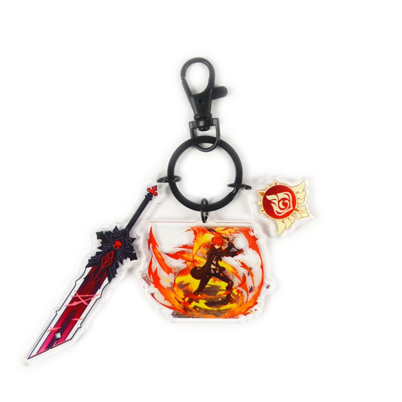 Anime Genshin Impact Acrylic Keychain Diluc Ragnvindr Cosplay Acrylic Accessories Pendant Key Ring Game Fans Gift 800x800 1 - Anime Keychains™