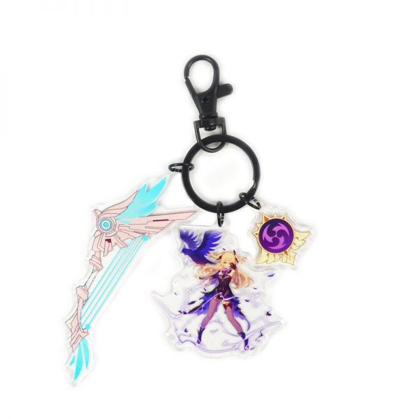 Anime Genshin Impact Acrylic Keychain Fischl Cosplay Acrylic Accessories Pendant Key Ring Game Fans Gift 800x800 1 - Anime Keychains™