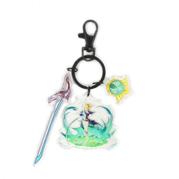 Anime Genshin Impact Acrylic Keychain Jean Cosplay Acrylic Accessories Pendant Key Ring Game Fans Gift 800x800 1 - Anime Keychains™