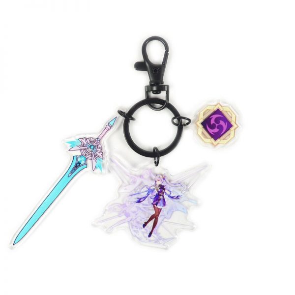 Anime Genshin Impact Acrylic Keychain Keqing Cosplay Acrylic Accessories Pendant Key Ring Game Fans Gift 800x800 1 - Anime Keychains™