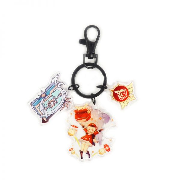 Anime Genshin Impact Acrylic Keychain Klee Cosplay Acrylic Accessories Pendant Key Ring Game Fans Gift 800x800 1 - Anime Keychains™