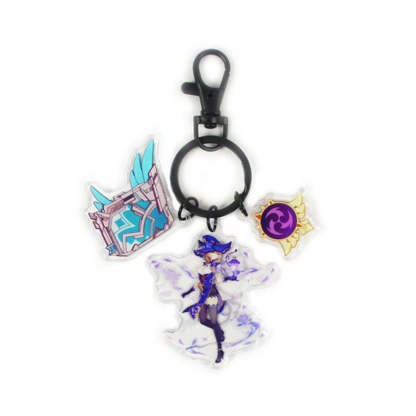 Anime Genshin Impact Acrylic Keychain Lisa Cosplay Acrylic Accessories Pendant Key Ring Game Fans Gift 800x800 1 - Anime Keychains™