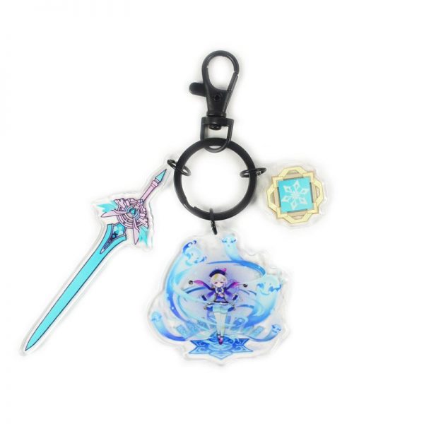 Anime Genshin Impact Acrylic Keychain Qiqi Cosplay Acrylic Accessories Pendant Key Ring Game Fans Gift 800x800 1 - Anime Keychains™