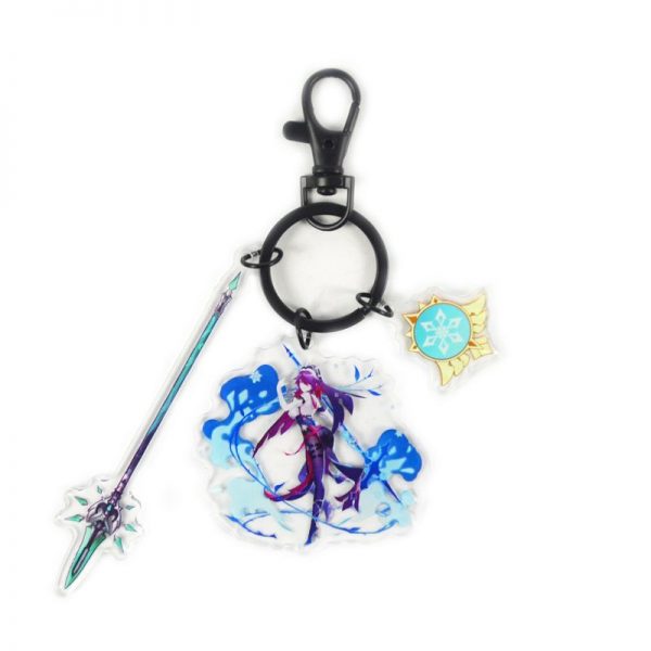 Anime Genshin Impact Acrylic Keychain Rosaria Cosplay Acrylic Accessories Pendant Key Ring Game Fans Gift 800x800 1 - Anime Keychains™