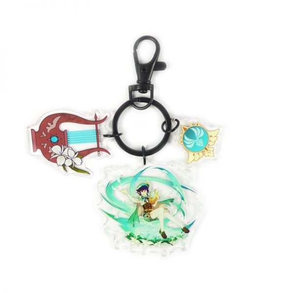 Anime Genshin Impact Acrylic Keychain Venti Cosplay Acrylic Accessories Pendant Key Ring Game Fans Gift 800x800 1 - Anime Keychains™