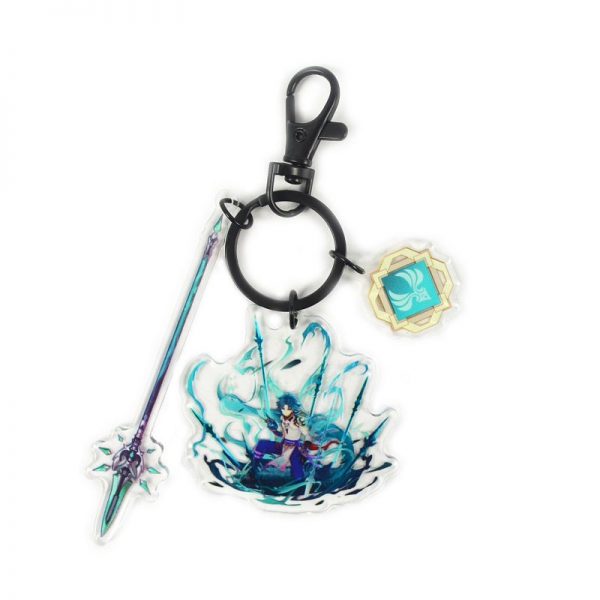 Anime Genshin Impact Acrylic Keychain Xiao Cosplay Acrylic Accessories Pendant Key Ring Game Fans Gift 800x800 1 - Anime Keychains™