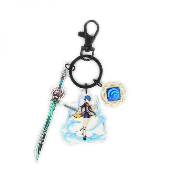 Anime Genshin Impact Acrylic Keychain XingQiu Cosplay Acrylic Accessories Pendant Key Ring Game Fans Gift 800x800 1 - Anime Keychains™