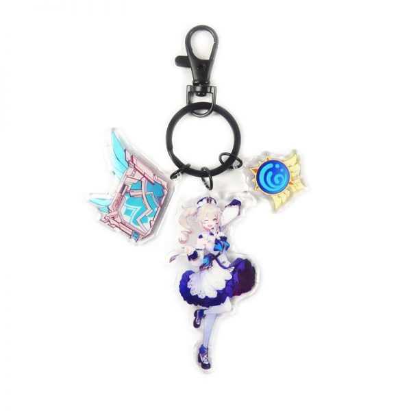 Anime Genshin Impact Barbara Cosplay Acrylic Keychain Accessories Pendant Key Ring Game Fans Gift 800x800 1 - Anime Keychains™