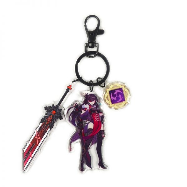 Anime Genshin Impact Beidou Cosplay Acrylic Keychain Accessories Pendant Key Ring Game Fans Gift 800x800 1 - Anime Keychains™