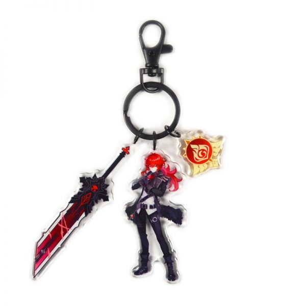 Anime Genshin Impact Diluc Ragnvindr Cosplay Acrylic Keychain Accessories Pendant Key Ring Game Fans Gift 800x800 1 - Anime Keychains™