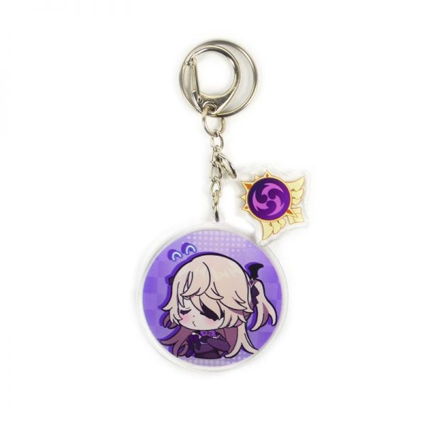 Anime Genshin Impact Fischl Acrylic Keychain Accessories Pendant Key Ring Game Fans Cute Cosplay Gift 800x800 1 - Anime Keychains™