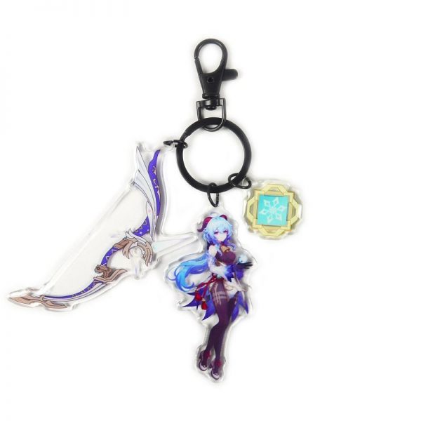 Anime Genshin Impact Ganyu Cosplay Acrylic Keychain Accessories Pendant Key Ring Game Fans Gift 800x800 1 - Anime Keychains™