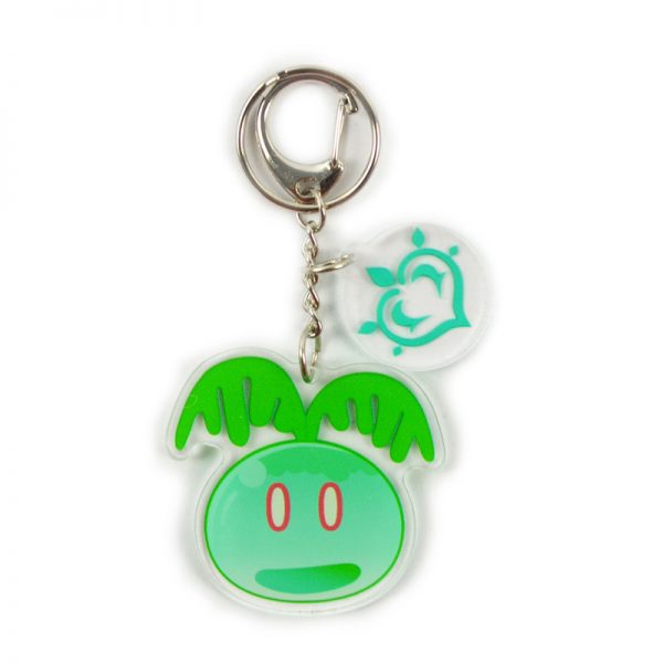 Anime Genshin Impact Grass Slime Acrylic Keychain Cosplay Accessories Pendant Key Ring Game Fans Gift 800x800 1 - Anime Keychains™