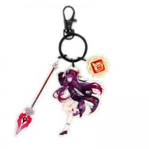 Anime Genshin Impact Hu Tao Cosplay Acrylic Keychain Accessories Pendant Key Ring Game Fans Gift 800x800 1 - Anime Keychains™