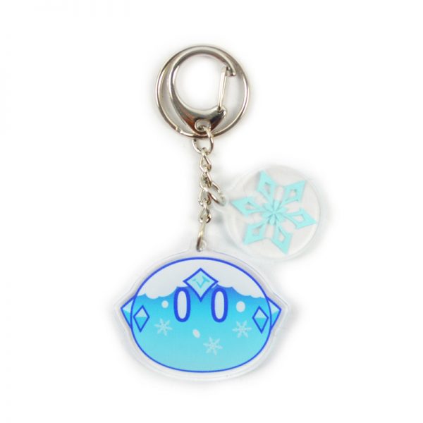 Anime Genshin Impact Ice Slime Acrylic Keychain Cosplay Accessories Pendant Key Ring Game Fans Gift 800x800 1 - Anime Keychains™