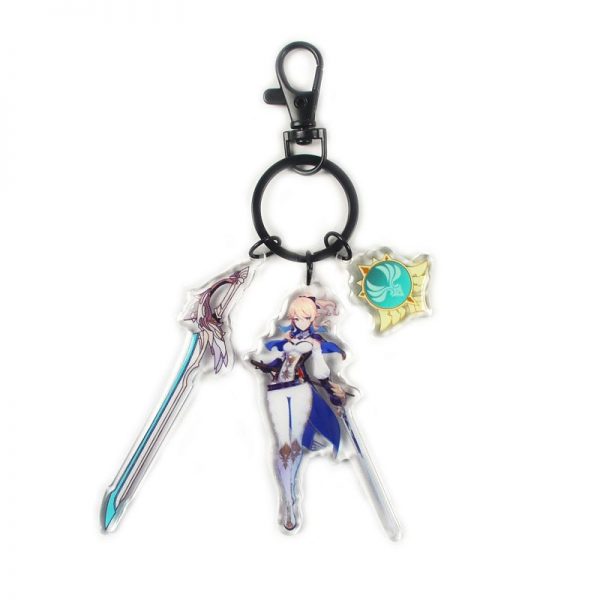 Anime Genshin Impact Jean Cosplay Acrylic Keychain Accessories Pendant Key Ring Game Fans Gift 800x800 1 - Anime Keychains™