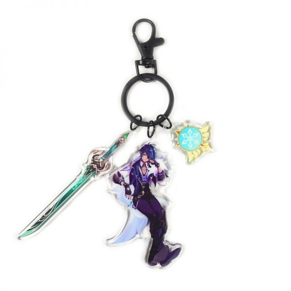 Anime Genshin Impact Kaeya Cosplay Acrylic Keychain Accessories Pendant Key Ring Game Fans Gift 800x800 1 - Anime Keychains™