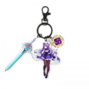 Anime Genshin Impact Keqing Cosplay Acrylic Keychain Accessories Pendant Key Ring Game Fans Gift 800x800 1 - Anime Keychains™
