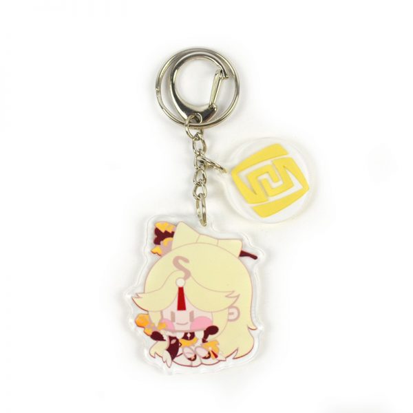 Anime Genshin Impact Ningguang Cosplay Acrylic Keychain Accessories Pendant Key Ring Game Fans Cute Gift 800x800 1 - Anime Keychains™