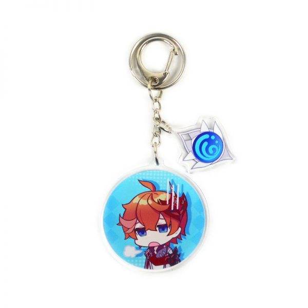 Anime Genshin Impact Tartaglia Acrylic Keychain Accessories Pendant Key Ring Game Fans Cute Cosplay Gift 800x800 1 - Anime Keychains™