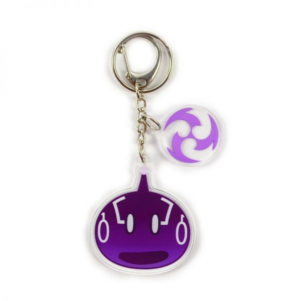 Anime Genshin Impact Thunder A Slime Acrylic Keychain Cosplay Accessories Pendant Key Ring Game Fans Gift 800x800 1 - Anime Keychains™