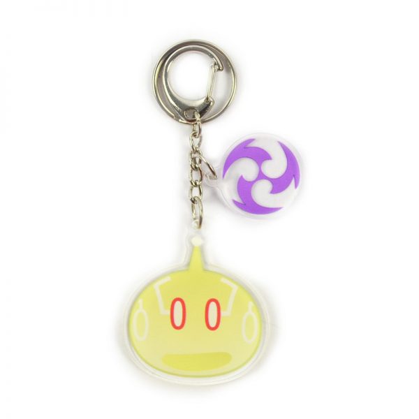 Anime Genshin Impact Thunder B Slime Acrylic Keychain Cosplay Accessories Pendant Key Ring Game Fans Gift 800x800 1 - Anime Keychains™