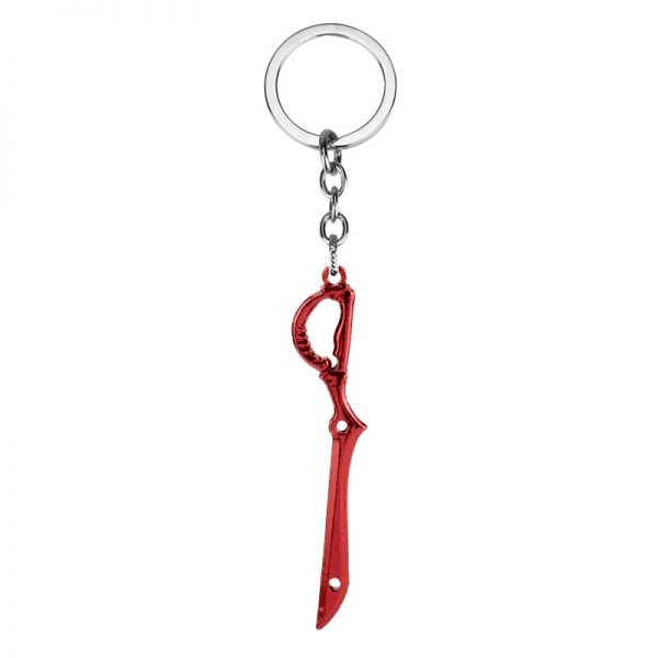 Jewelry Chain Kill Kill Weapon Ryoko Matoi Leaf Pattern Scissors Key Chain AT2302
