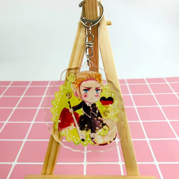 Aph Hetalia Key Figure Key Chains Acrylic Decoration Collection AT2302