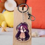 No Game No Life Cartoon Figure Keychain Acrylic Key Chain Pendant Gift Sora AT2302