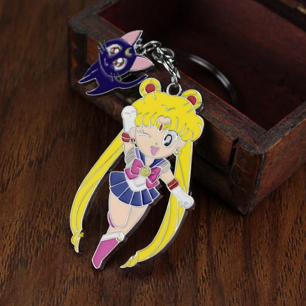 Sailor Moon Enamel Gift Cute Fashion Keychain Memory For Women Classical Collection AT2302