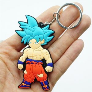 Figure Sayajins Roshi Silicone Key Key Pvc Double Side Chain Cartoon AT2302