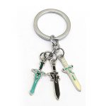 Key Sword Art Online Sao Metal Swords Pending Cosplay Keychain Keychains AT2302