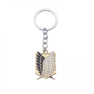 Freedom Keychain Titan Cosplay Wing Attack Giant Metal Keychain Key Pendant AT2302