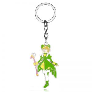 Jewelry Trinket Key Card Captor Sakura Star Scepter Key Pendant Cartoon AT2302