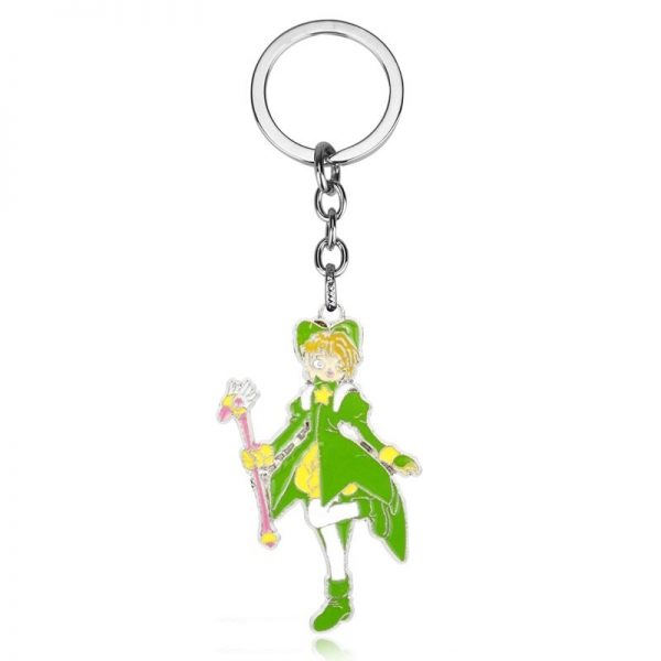Jewelry Trinket Key Card Captor Sakura Star Scepter Key Pendant Cartoon AT2302