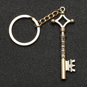 Titan Key Attack On Titan Eren Yeager Keychain Holder Key Chain Ring AT2302