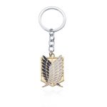 Animated Film Key Attack On Titan Wings Of Liberty Square Badge Keychains AT2302