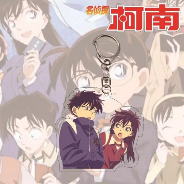 Japanese Anime Detective Conan Shinichi Kudo Key Acrylic Cartoon Figures AT2302