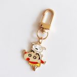 Ring Metal Keychain Animated Cartoon For Women Man Key Holder Key Accessories Key Ring AT2302