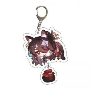 Cute Genshin Impact Beidou Cosplay Acrylic Keychain G Shaped Buckle Accessories Bag Car Pendant Key Ring Game Fans Gift 800x800 1 - Anime Keychains™