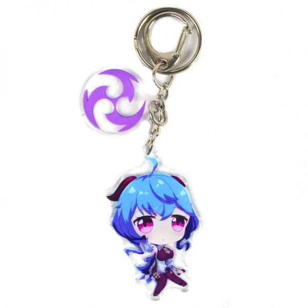 Cute Genshin Impact Ganyu Anime Acrylic Keychain For Women Accessories Bag Pendant Key Ring Girl Gift 800x800 1 - Anime Keychains™