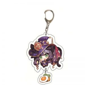 Cute Genshin Impact Mona Cosplay Acrylic Keychain G Shaped Buckle Accessories Bag Car Pendant Key Ring Game Fans Gift 800x800 1 - Anime Keychains™